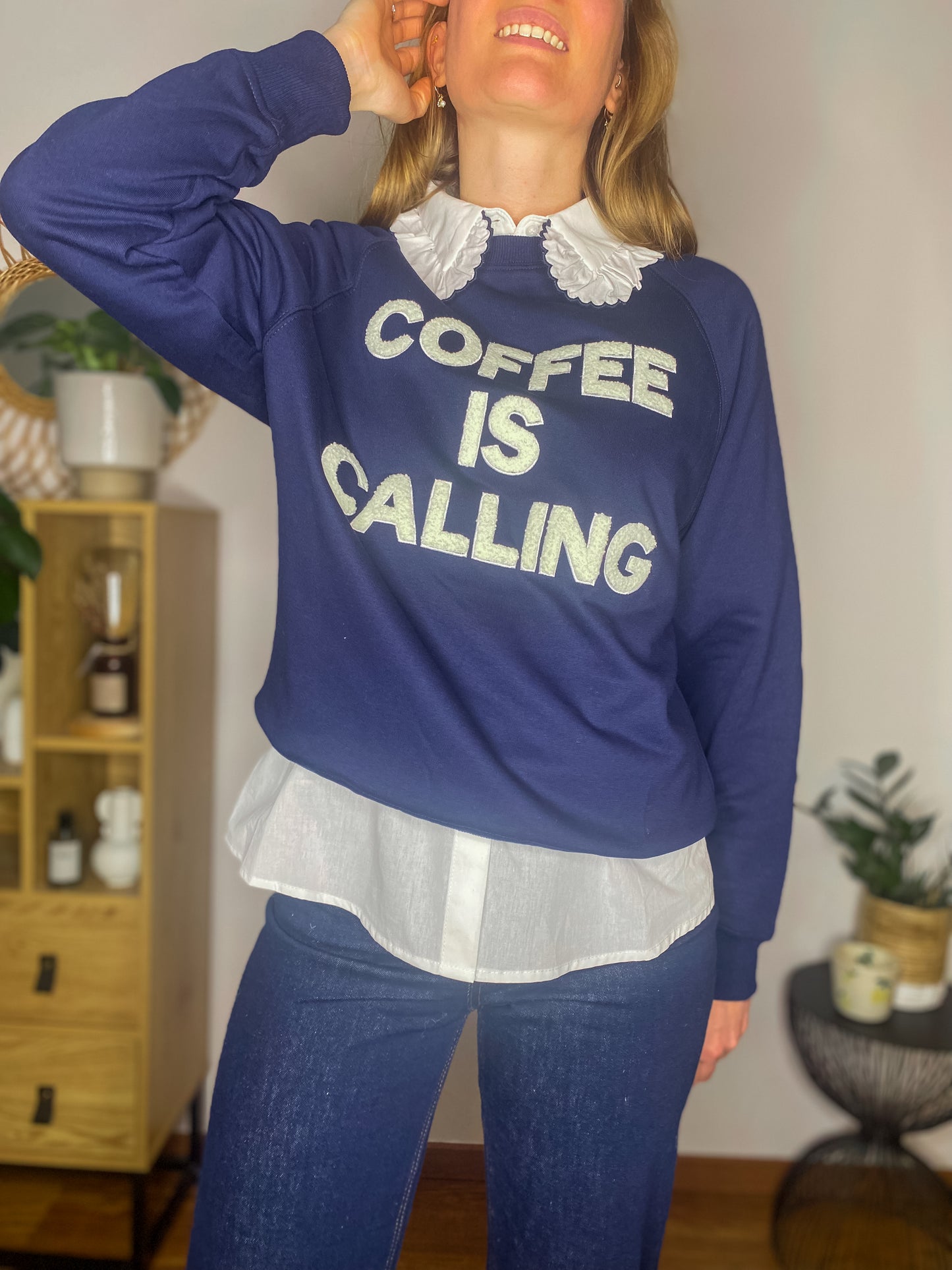 Sweat Coffee bleu - Margothe