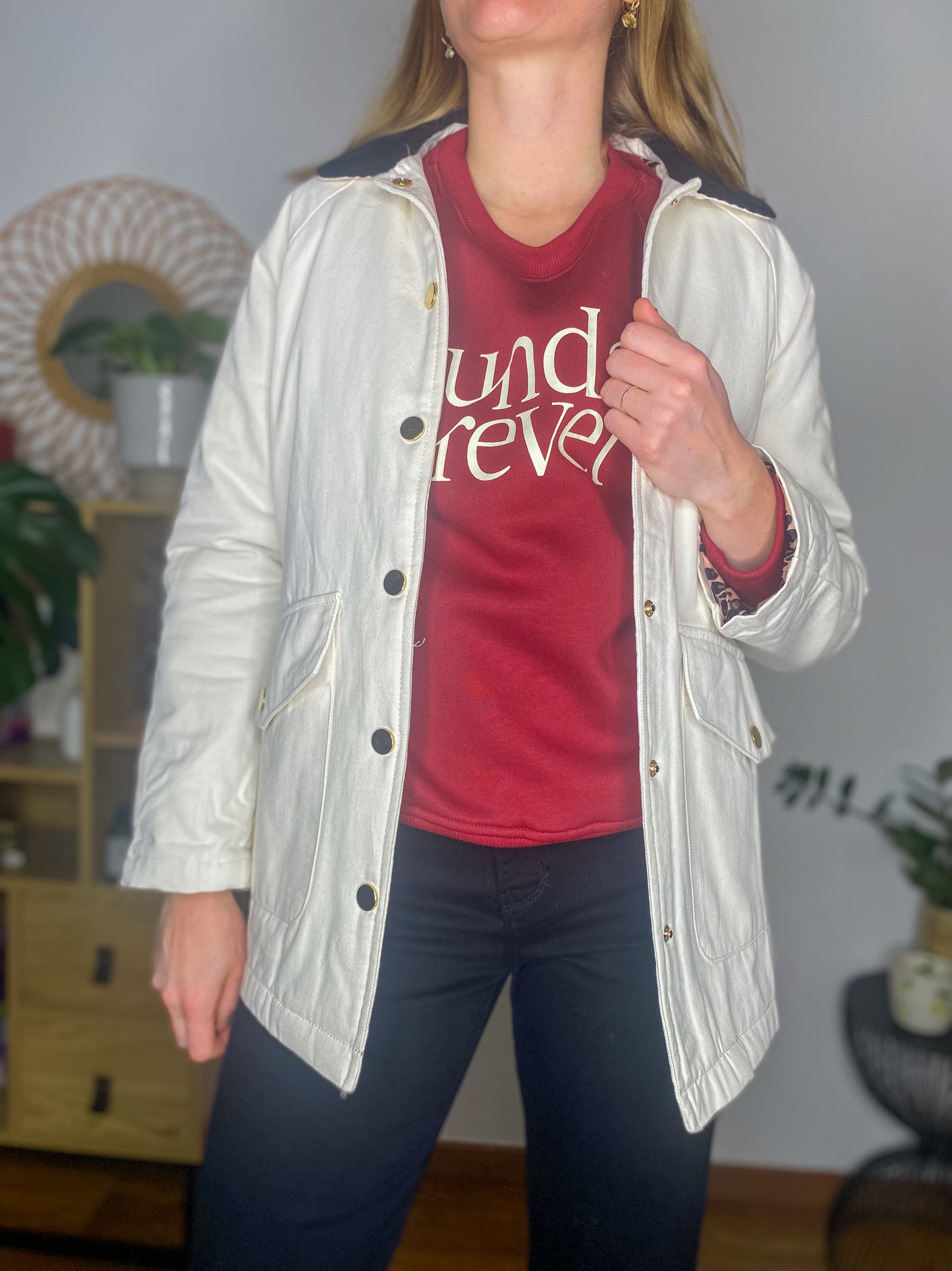 Veste Alice beige léopard - Margothe