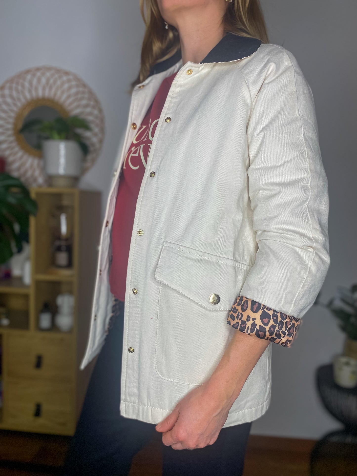 Veste Alice beige léopard - Margothe