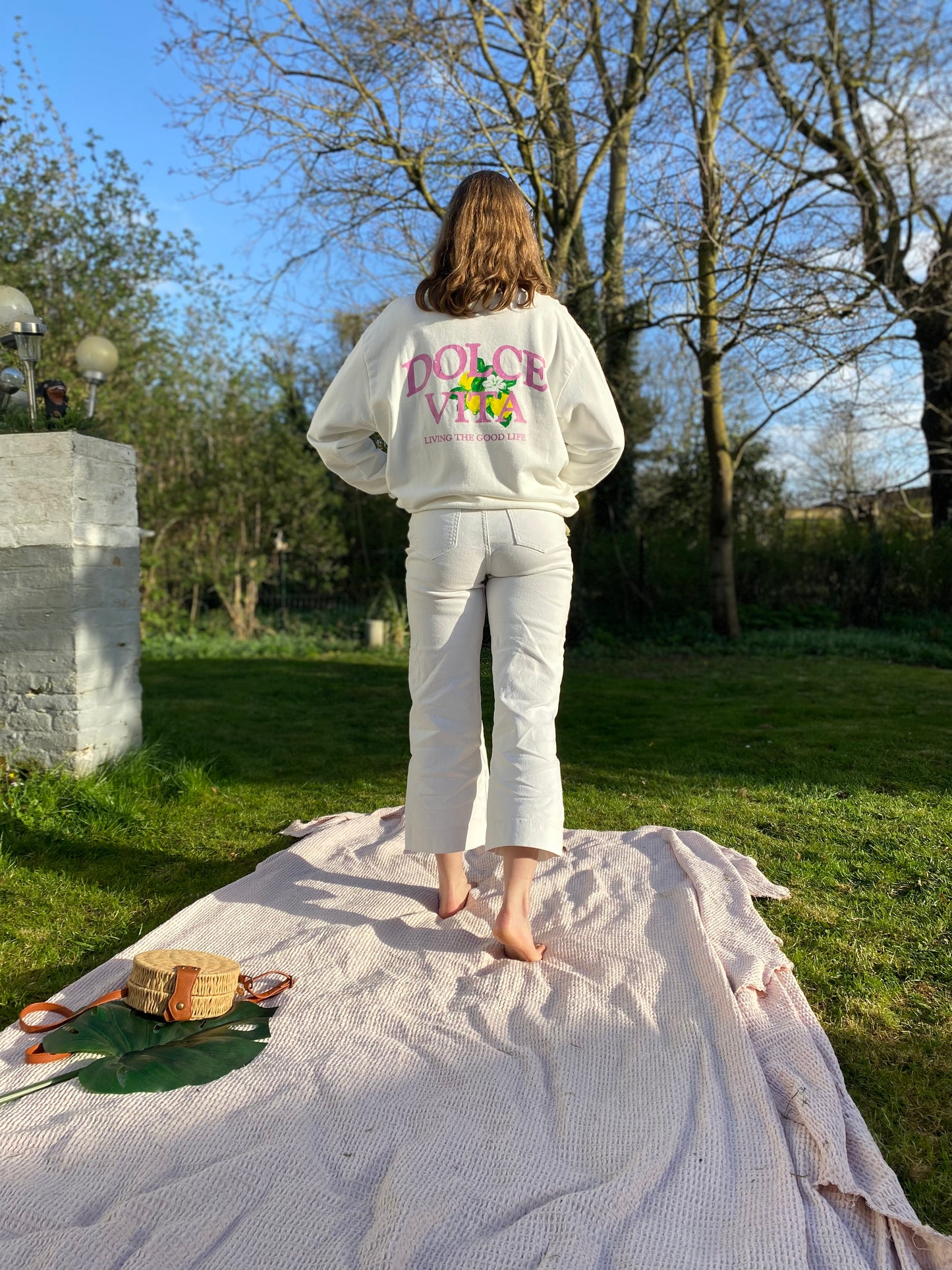 Sweat Dolce Vita blanc