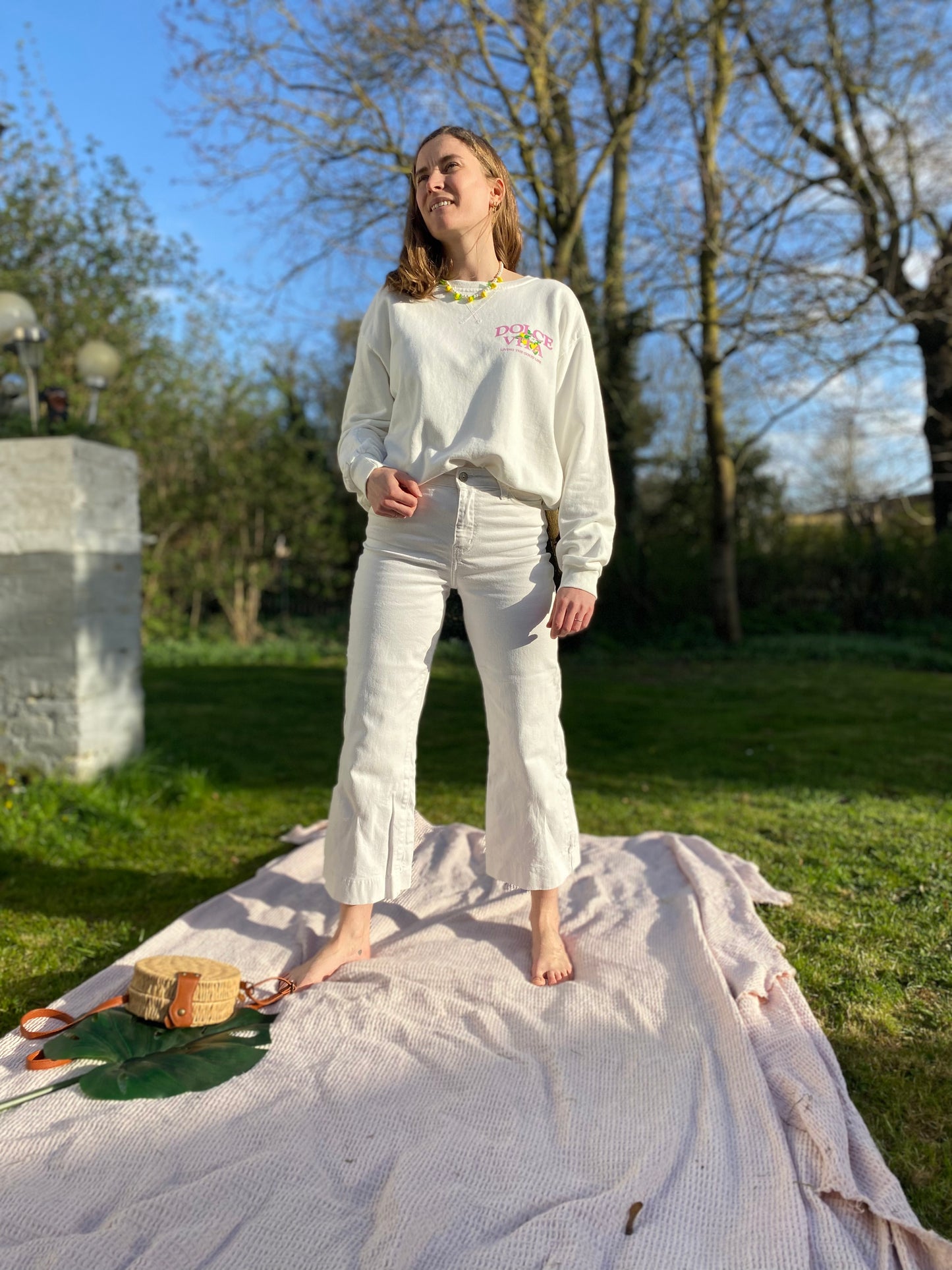 Sweat Dolce Vita blanc