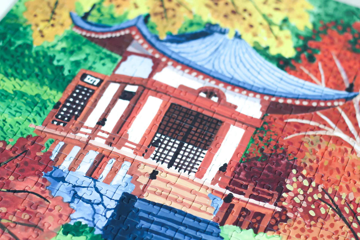 Puzzle Kyoto Temple - 1000 pièces - Piecely - Margothe