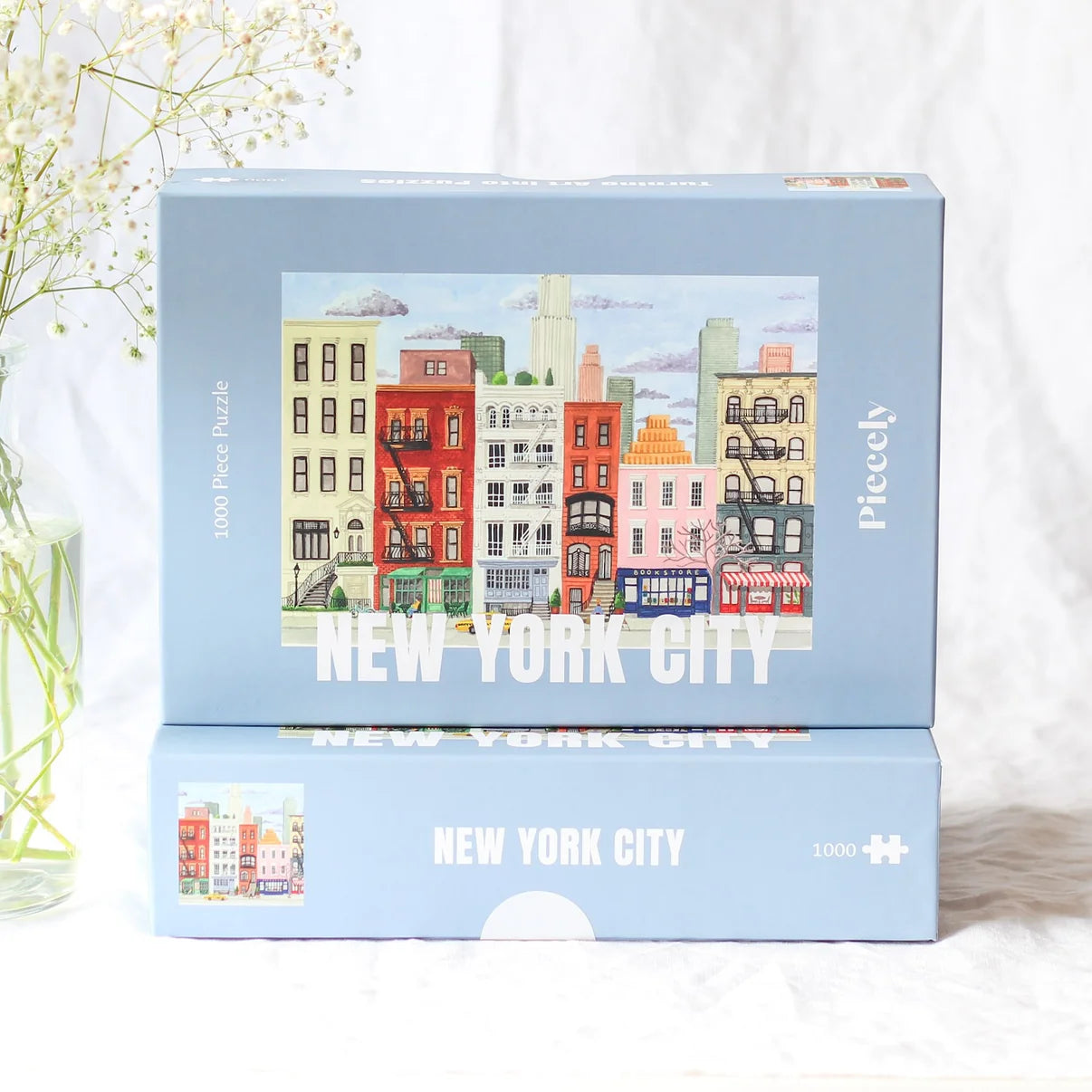 Puzzle New York City - 1000 pièces - Piecely - Margothe