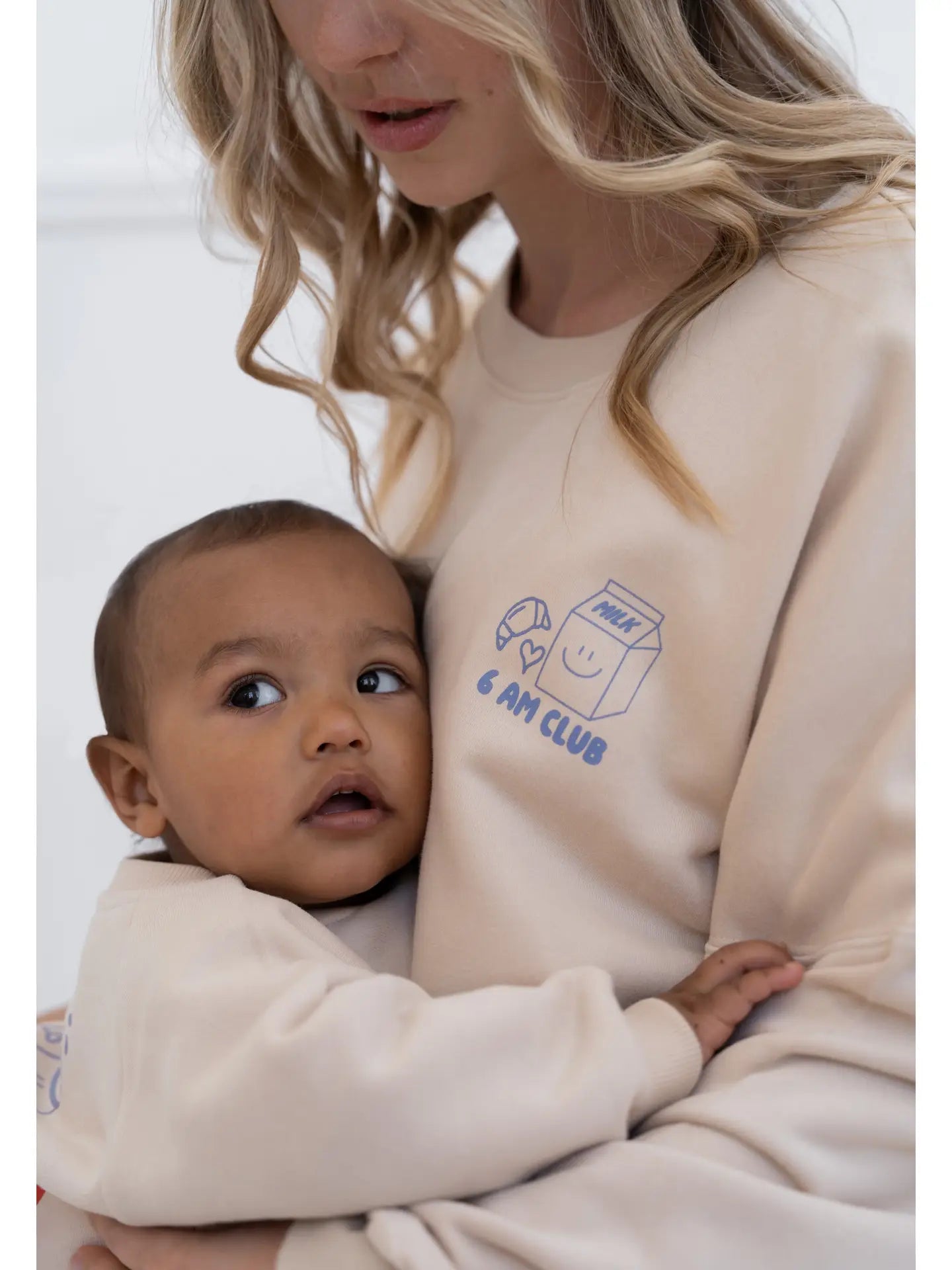 Sweat Coffee before chaos beige (adulte)