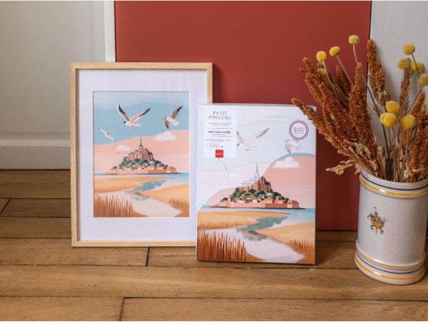 Coffret peinture au numéro - Mont Saint-Michel - Margothe