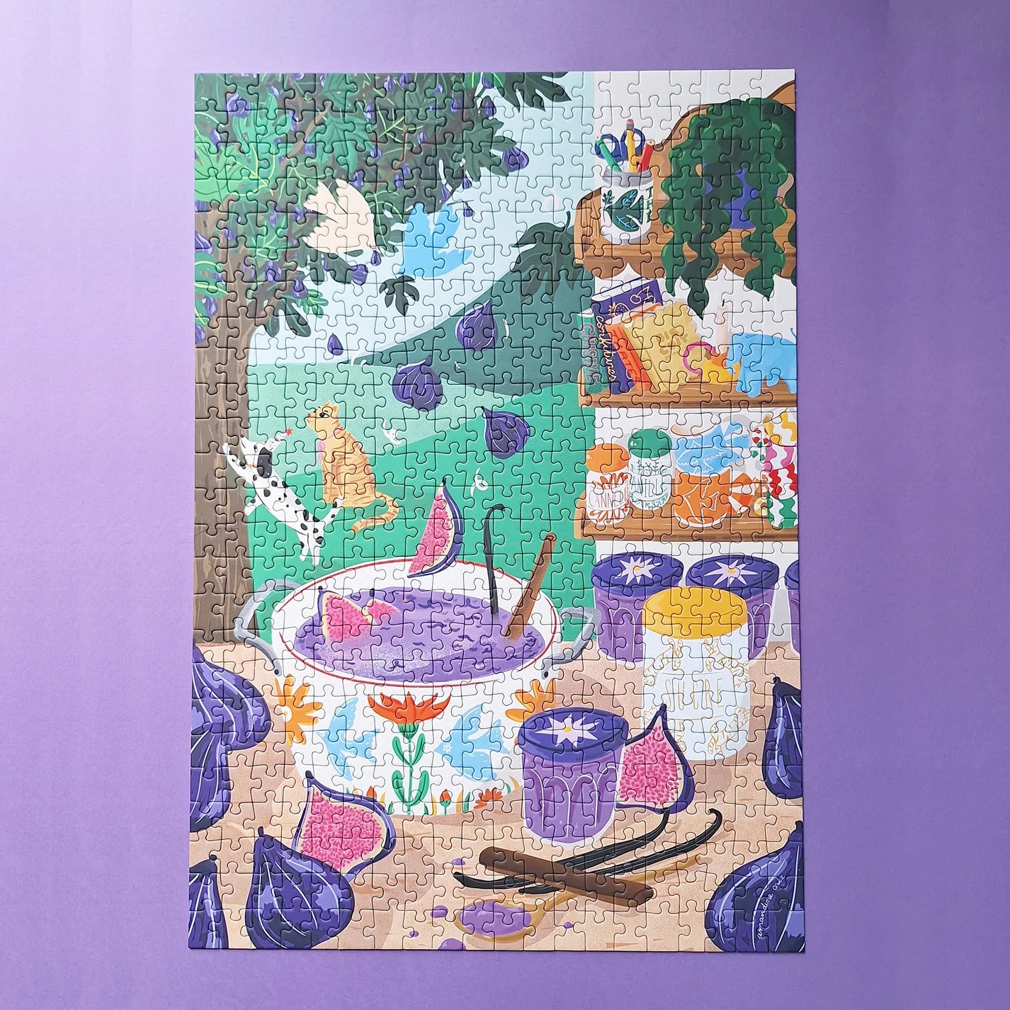 Puzzle 500 pièces - Confiture de mon jardin - Margothe
