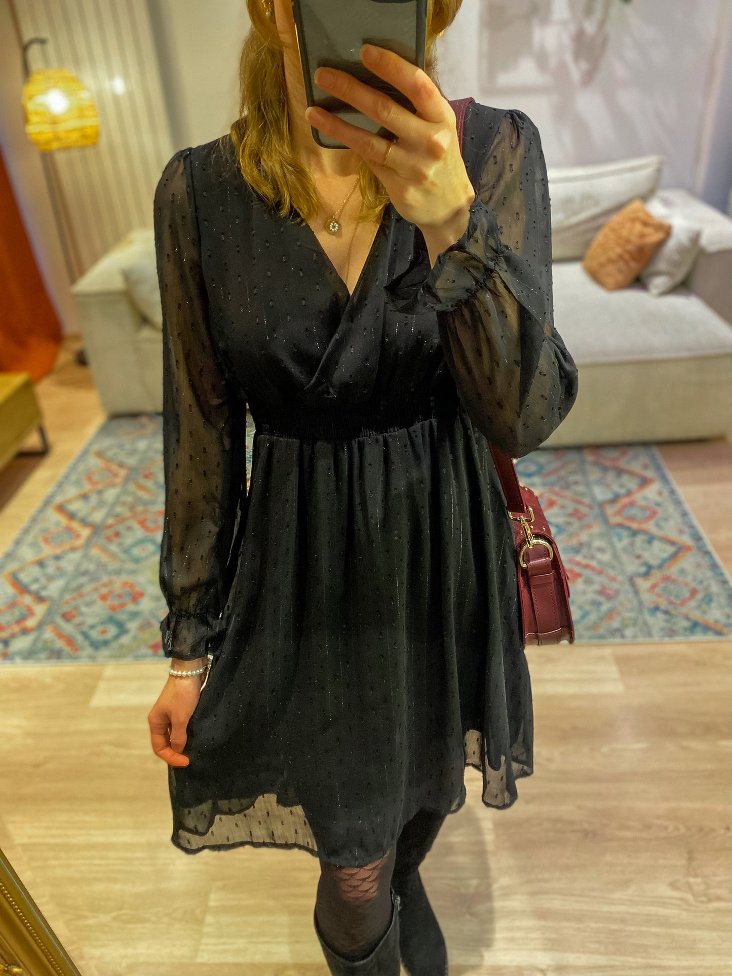 Robe Luanne noire - Margothe