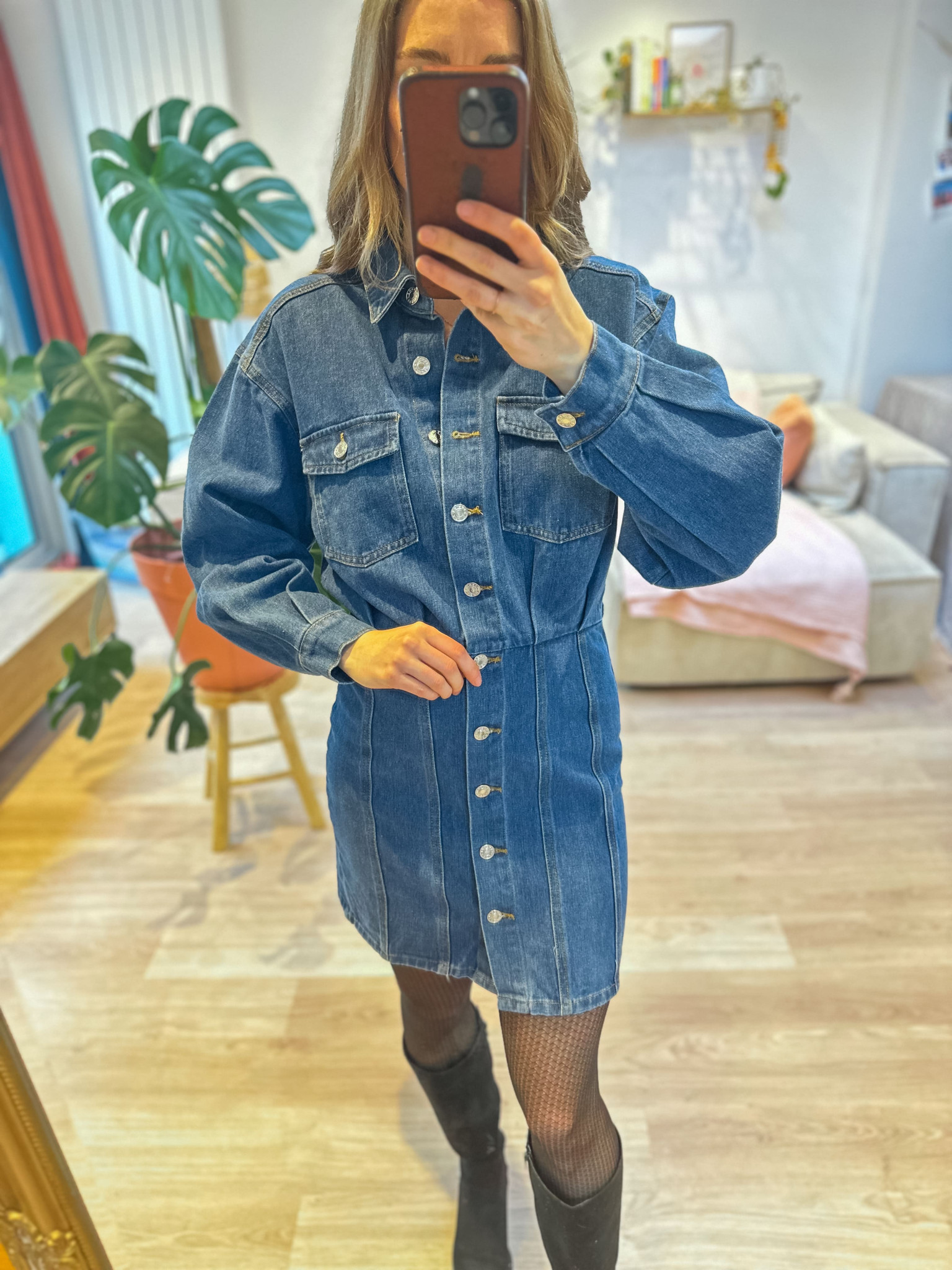 Robe en jean Jeanne