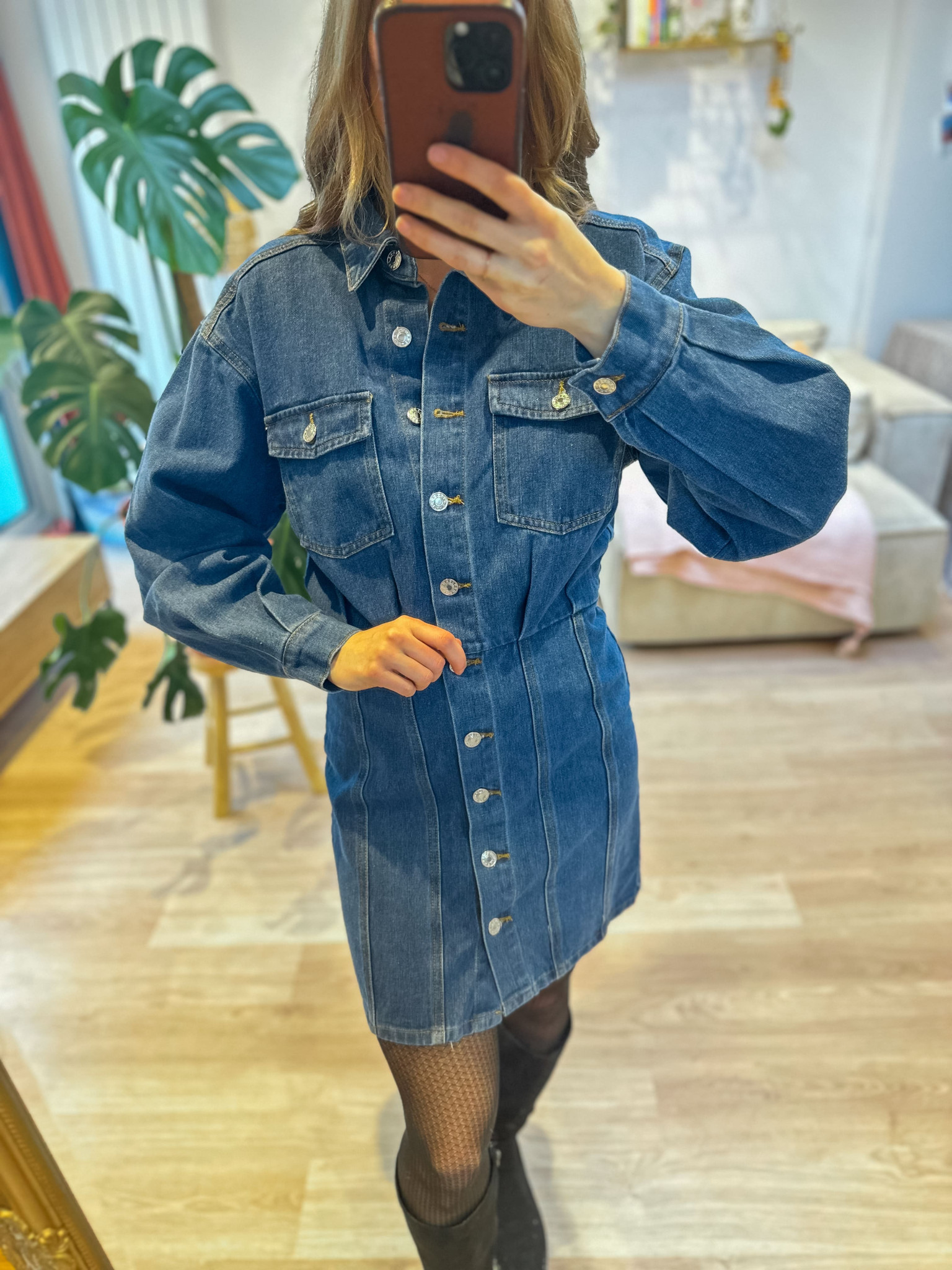 Robe en jean Jeanne