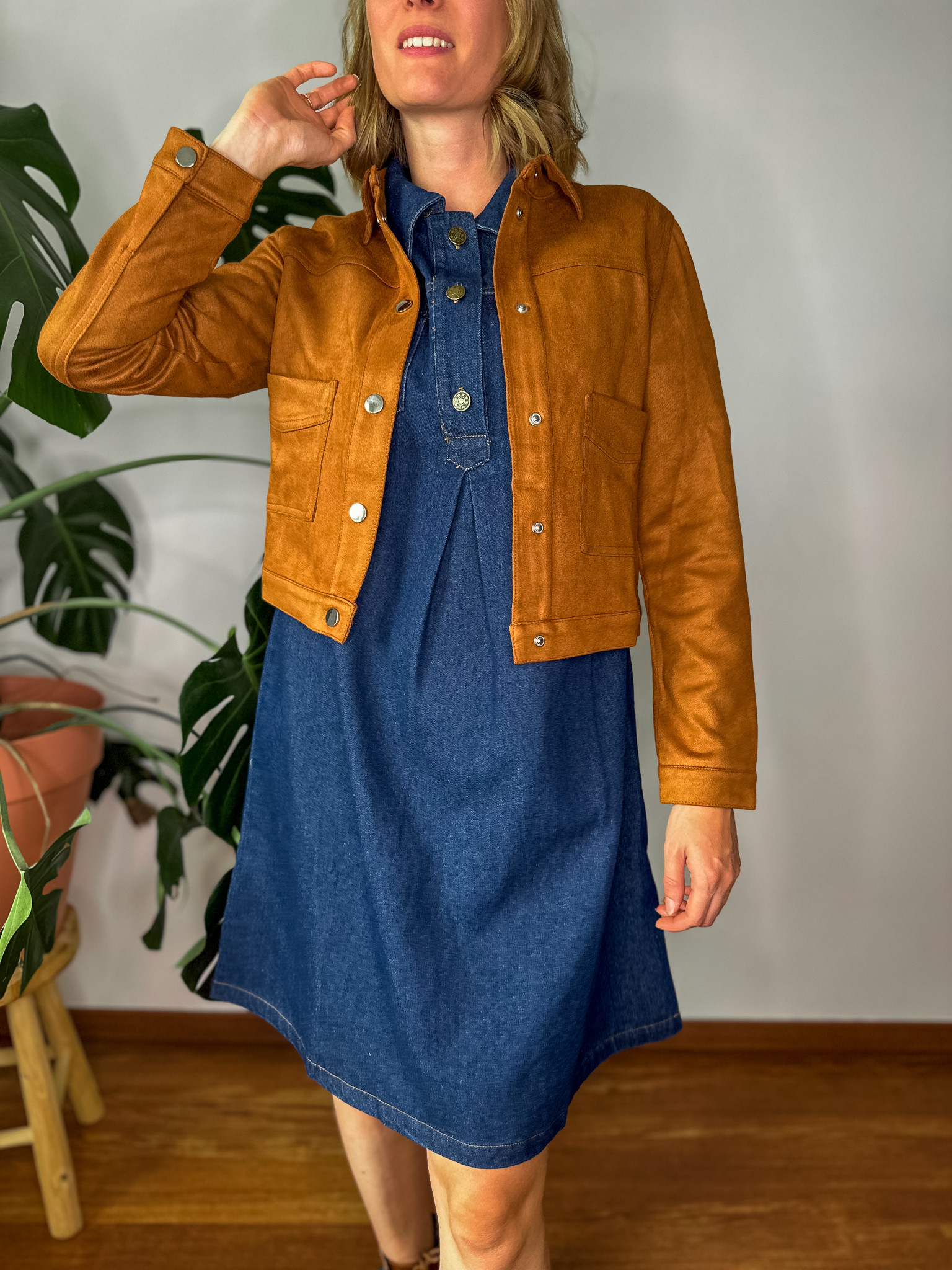 Robe Dalia en jean bleu