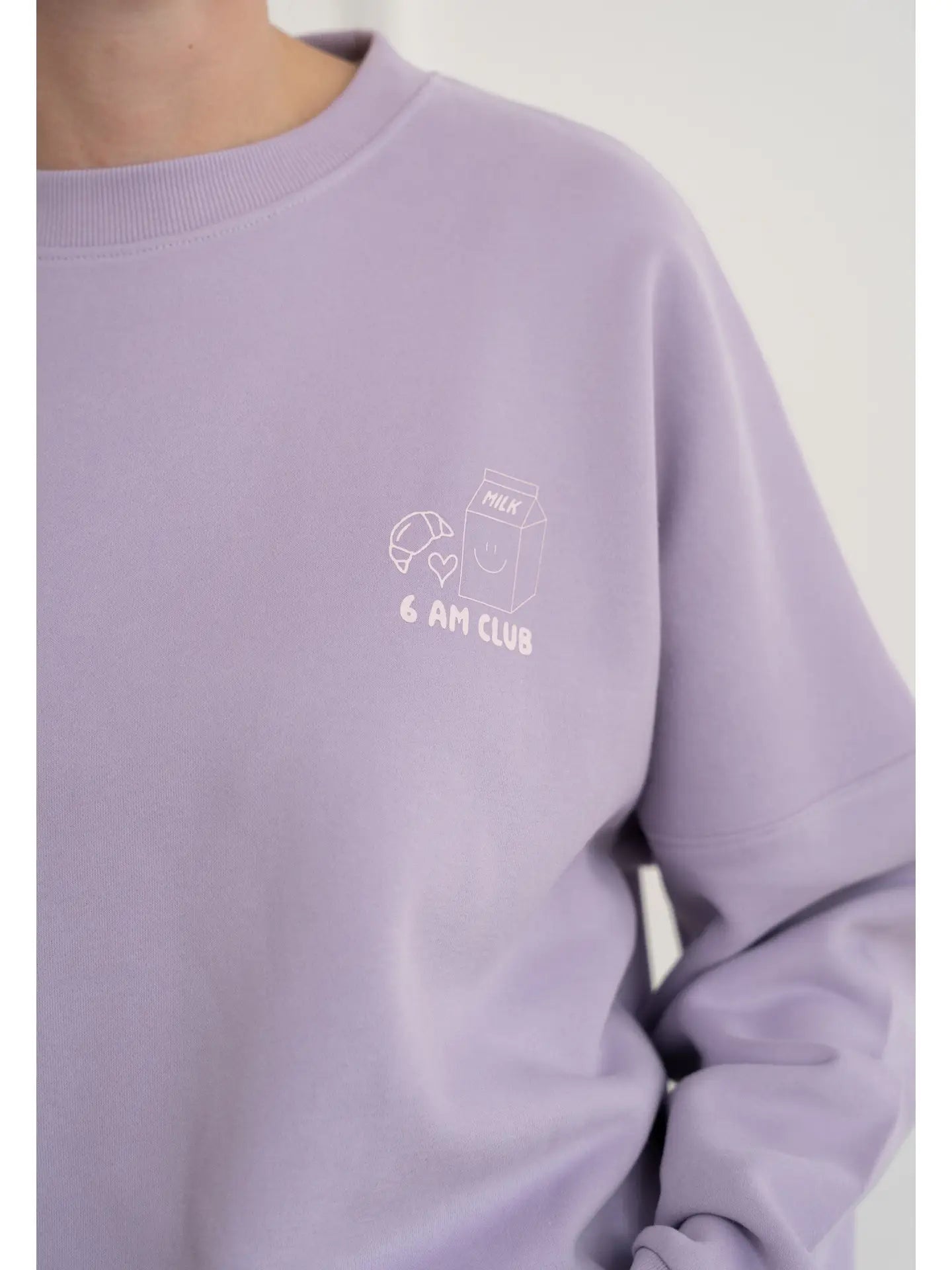 Sweat 6AM lilas (adulte)