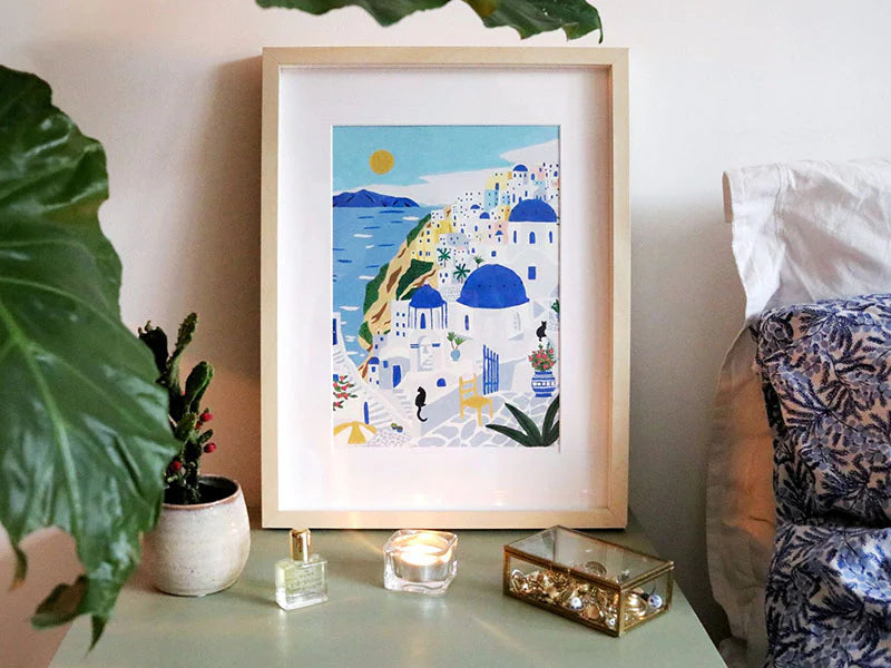 Kit de peinture au numéro - Santorini - Margothe