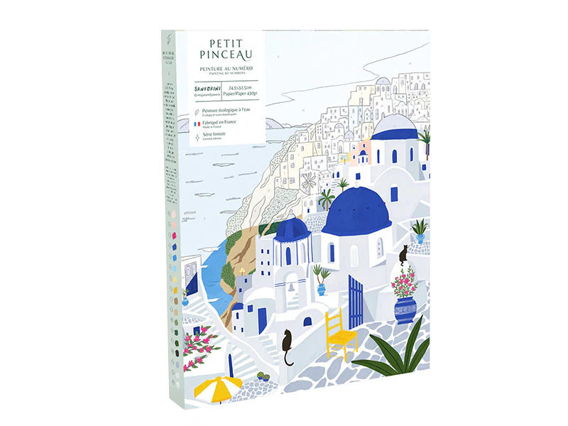 Kit de peinture au numéro - Santorini - Margothe