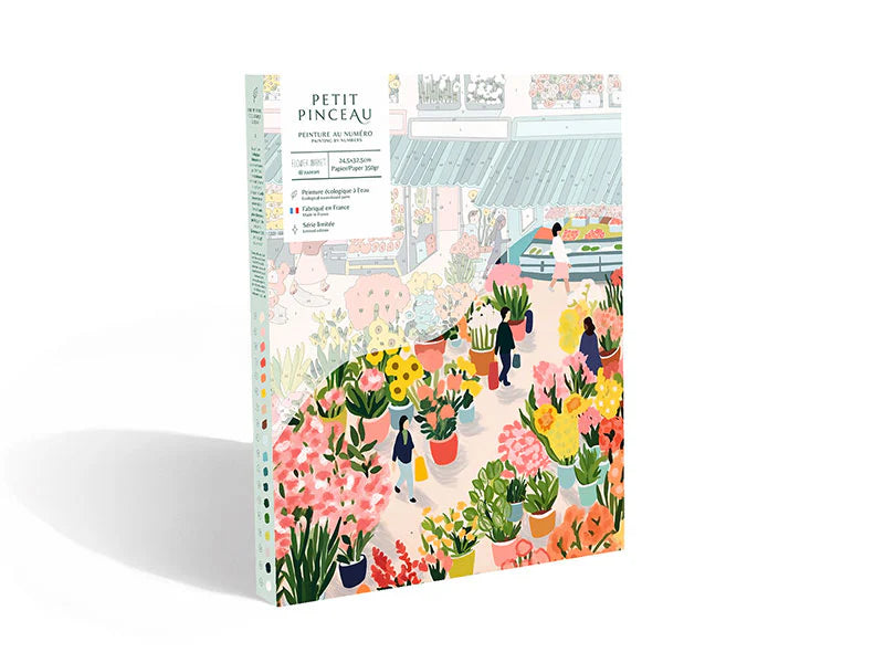 Coffret peinture au numéro - Flower Market - Margothe