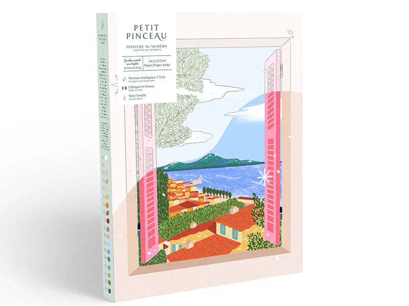 Kit de peinture au numéro - Fenêtre ouverte sur Naples - Margothe