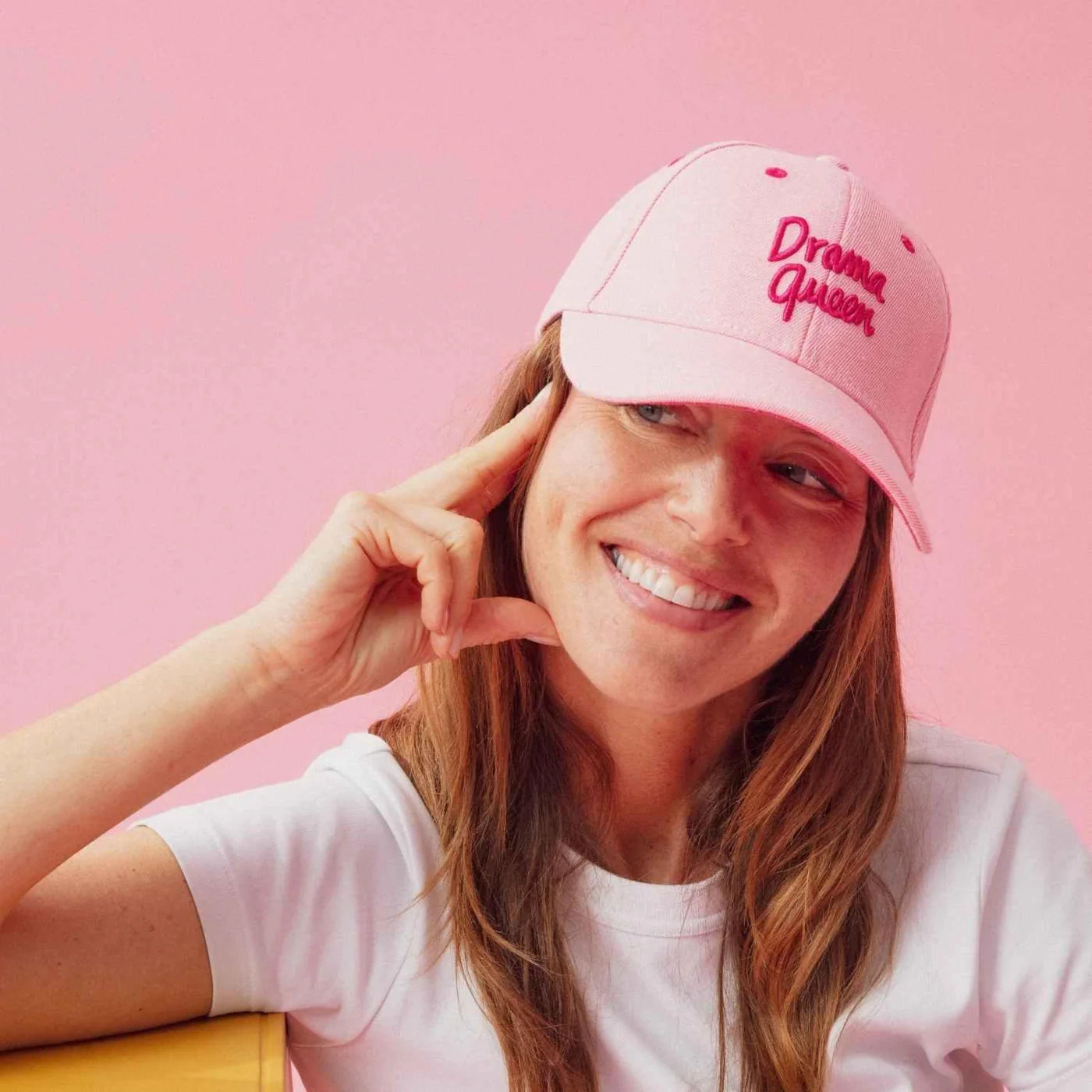Casquette Drama Queen denim rose - Adulte - Margothe