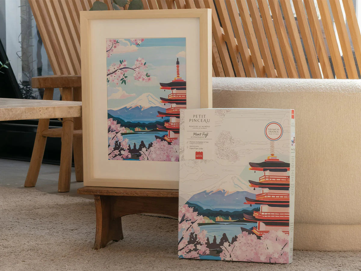 Coffret peinture au numéro - Mont Fuji