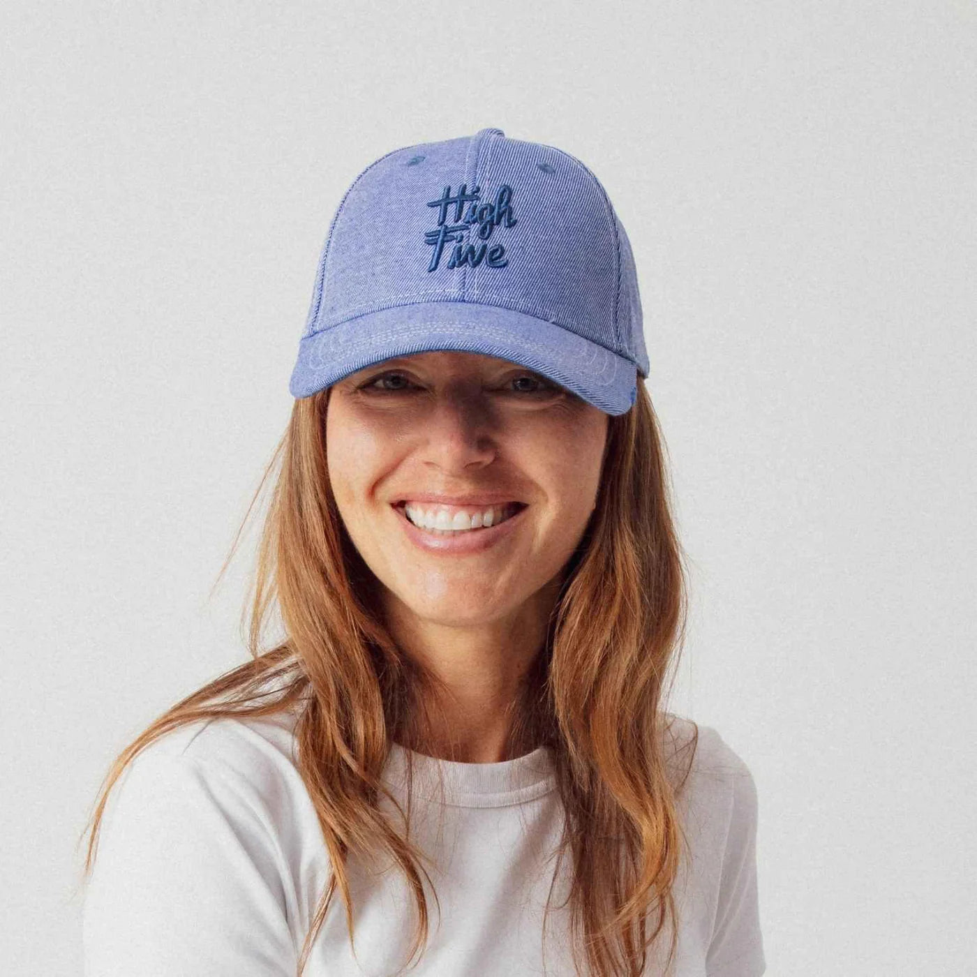 Casquette High Five denim bleu - Adulte - Margothe