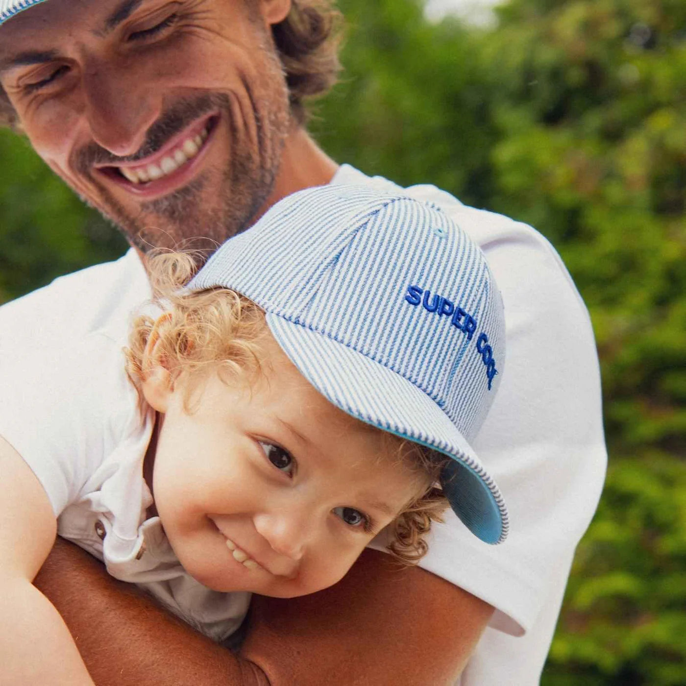 Casquette Super Cool bleu - Enfant - Margothe