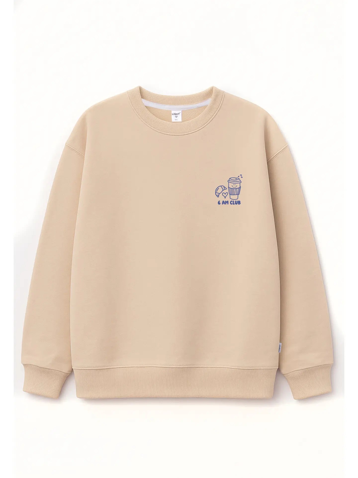 Sweat Coffee before chaos beige (adulte)
