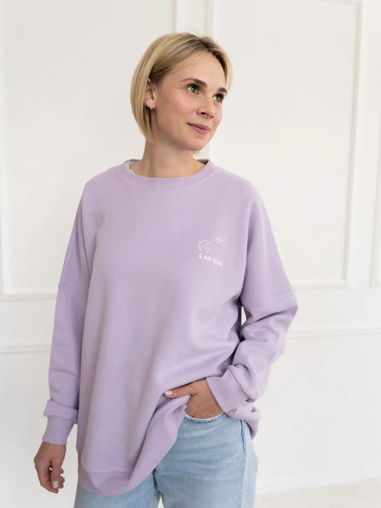 Sweat 6AM lilas (adulte)