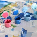 Kit de peinture au numéro - Santorini - Margothe