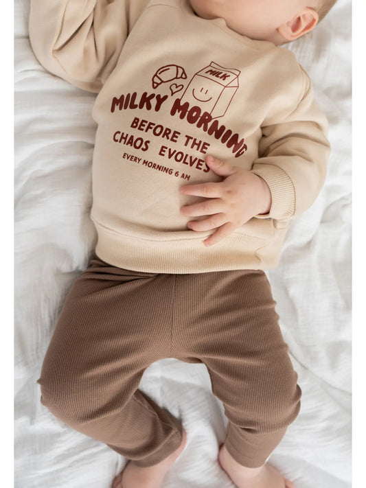 Sweat Milky morning beige (enfant)