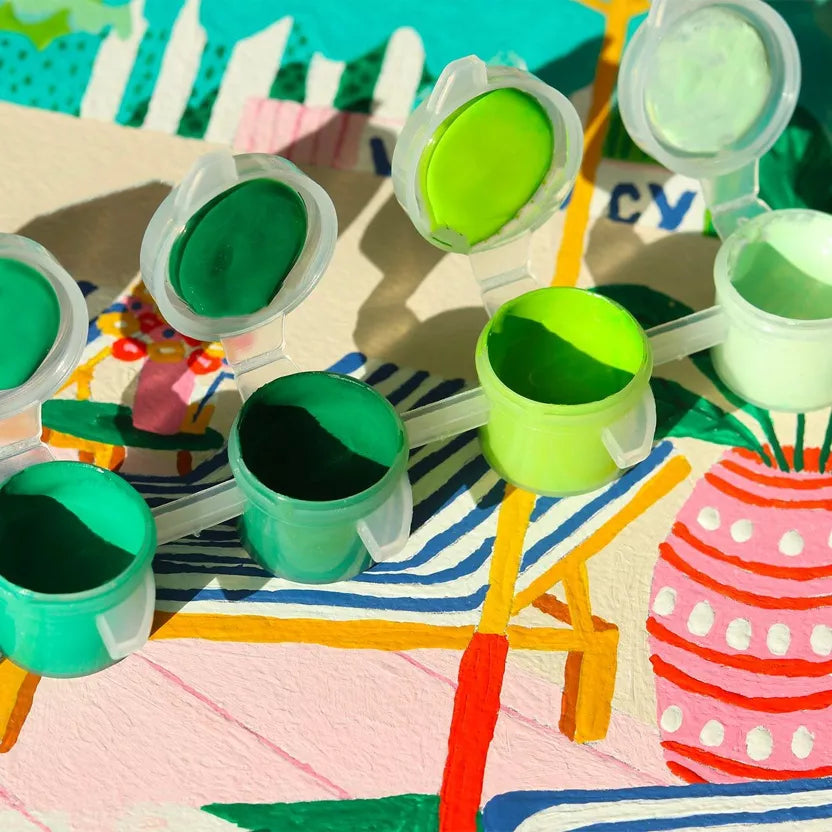 Coffret peinture au numéro - The Motel Pool - Margothe
