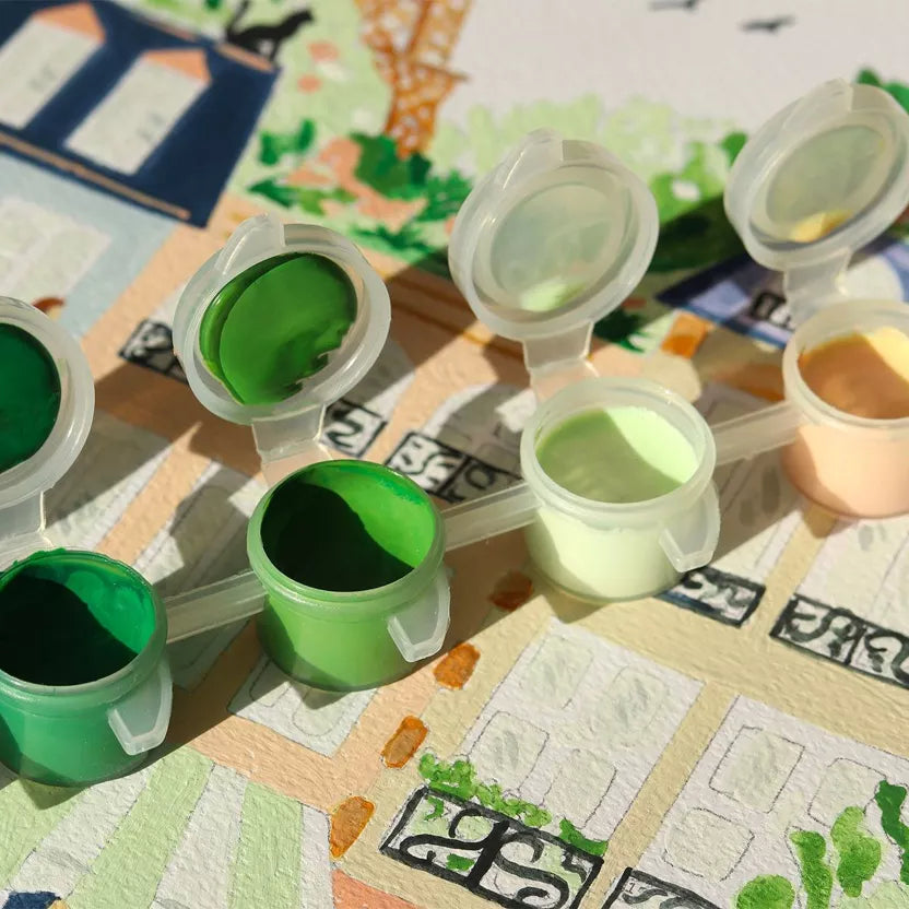 Coffret peinture au numéro - Paris - Margothe
