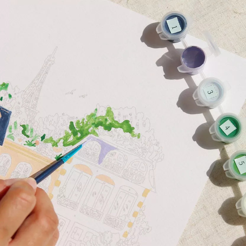 Coffret peinture au numéro - Paris - Margothe