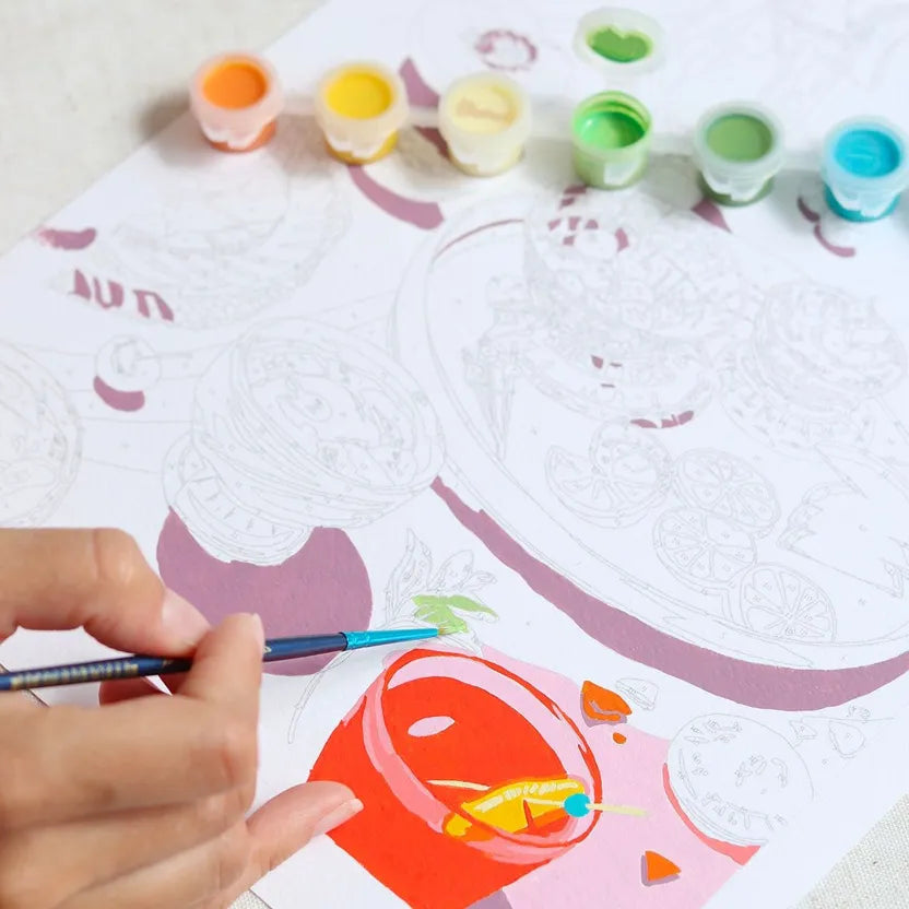 Coffret peinture au numéro - Summer Dreams - Margothe