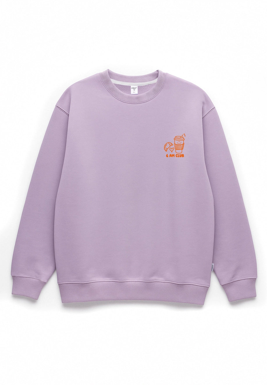 Sweat Coffee before chaos lilas (adulte)