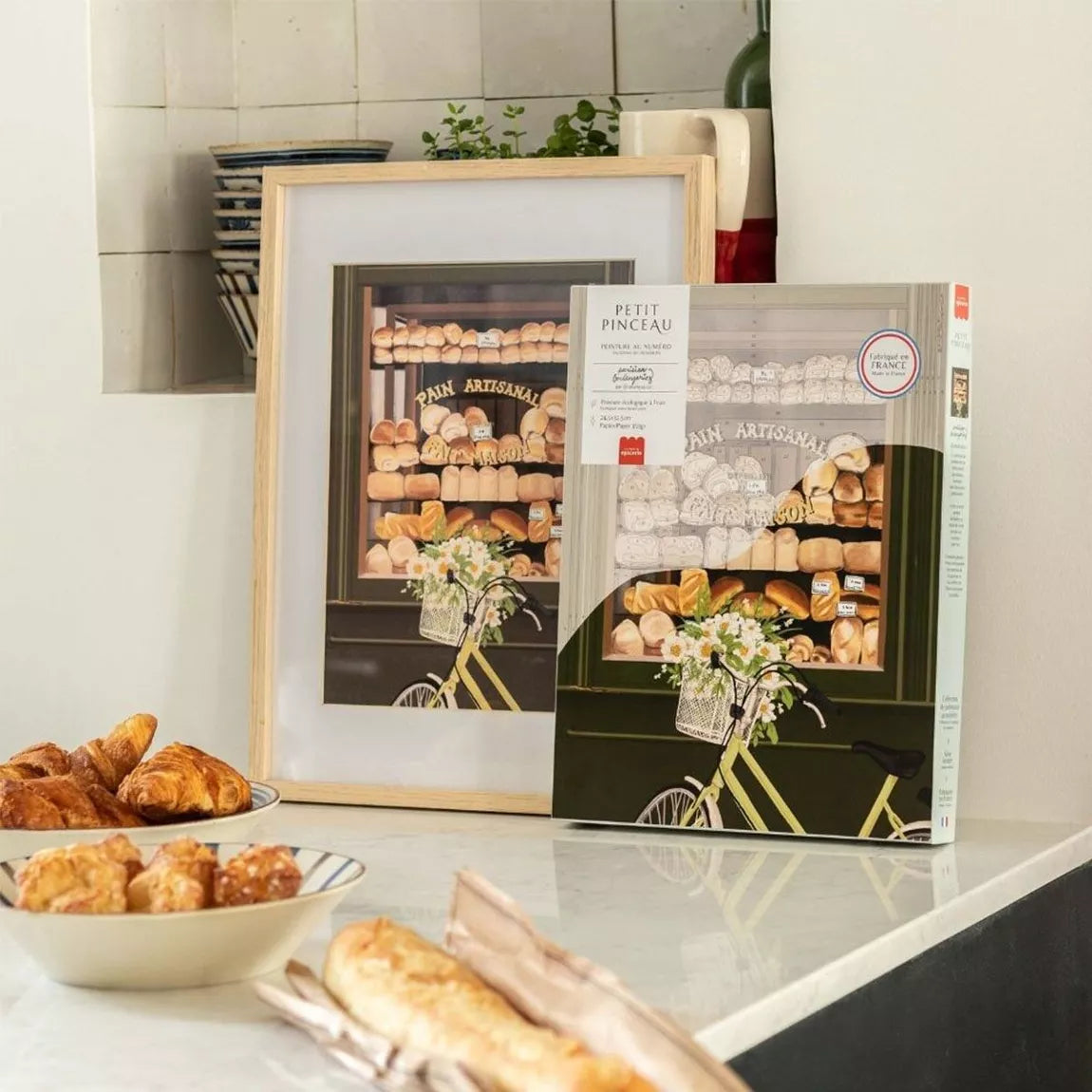 Coffret de peinture au numéro - Boulangeries Parisiennes