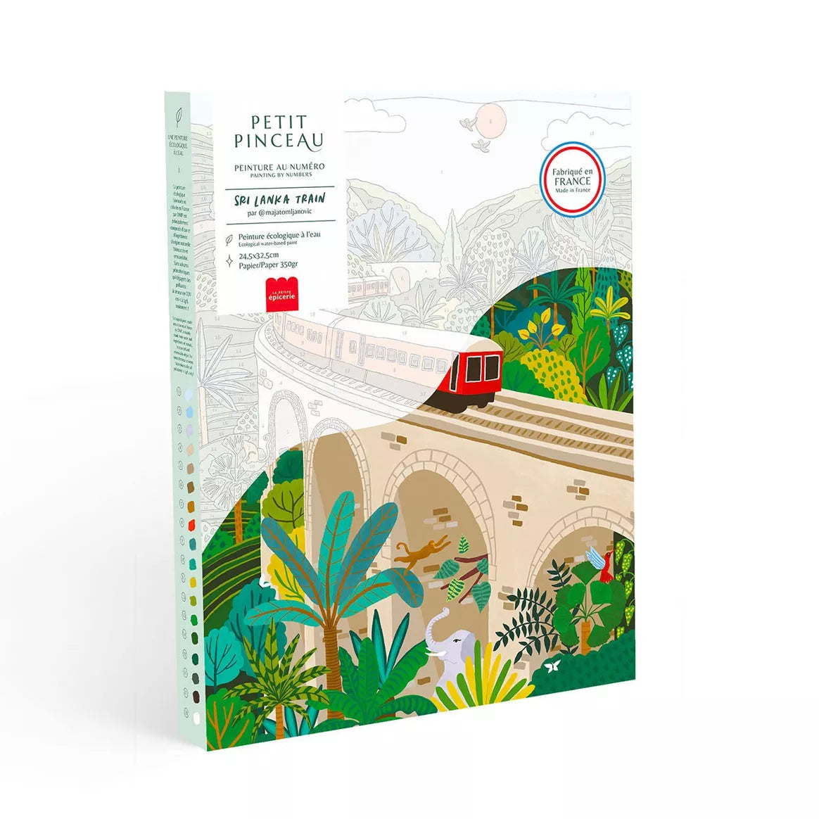 Coffret de peinture au numéro - Sri Lanka