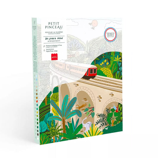 Coffret de peinture au numéro - Sri Lanka