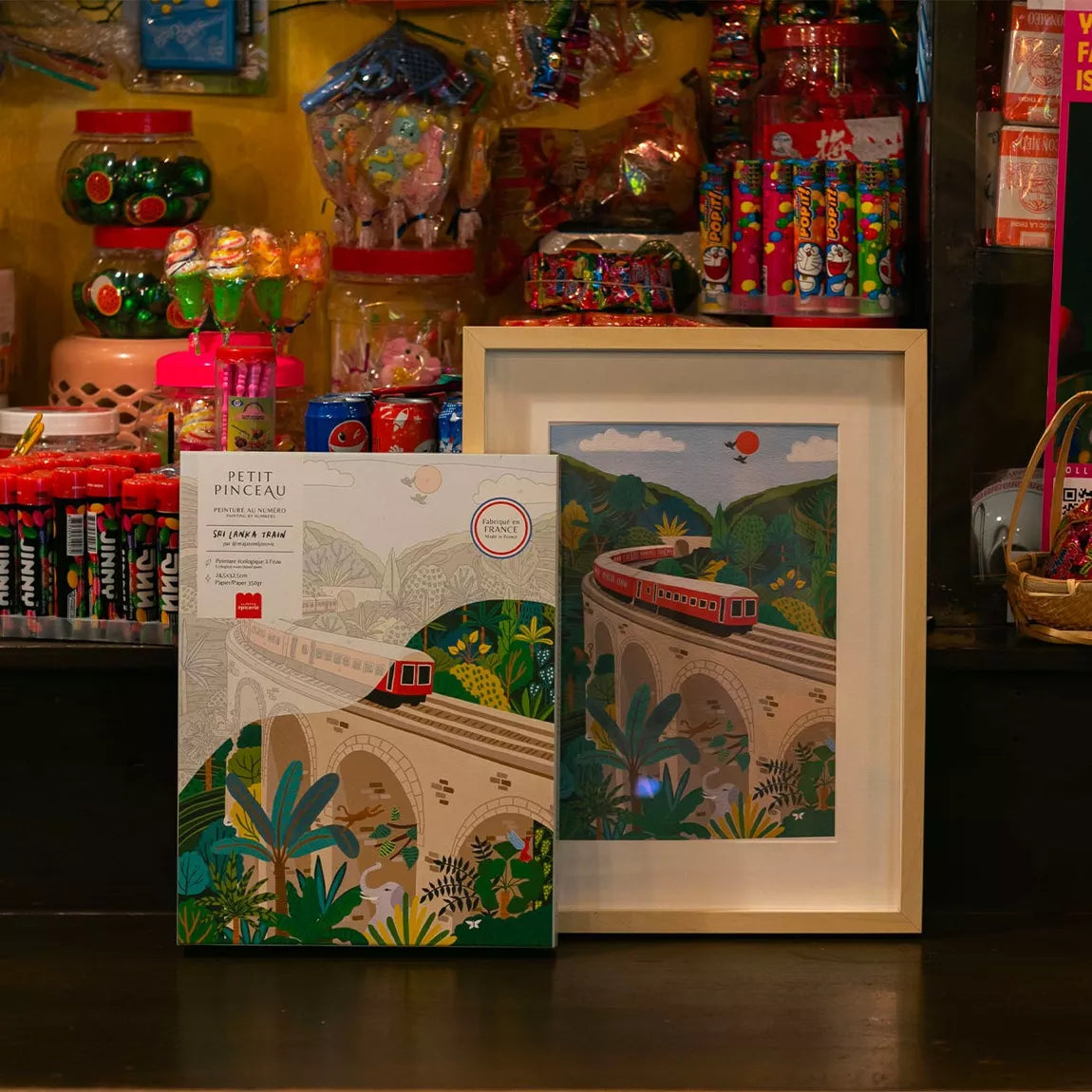 Coffret de peinture au numéro - Sri Lanka