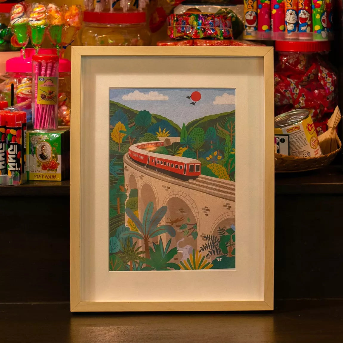 Coffret de peinture au numéro - Sri Lanka