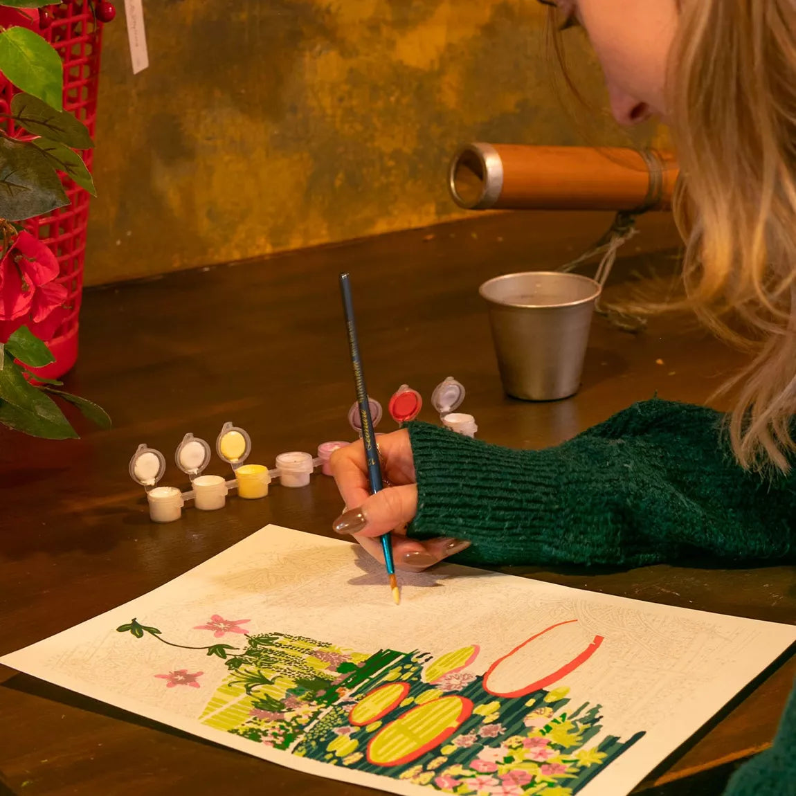 Coffret de peinture au numéro - Glasshouse