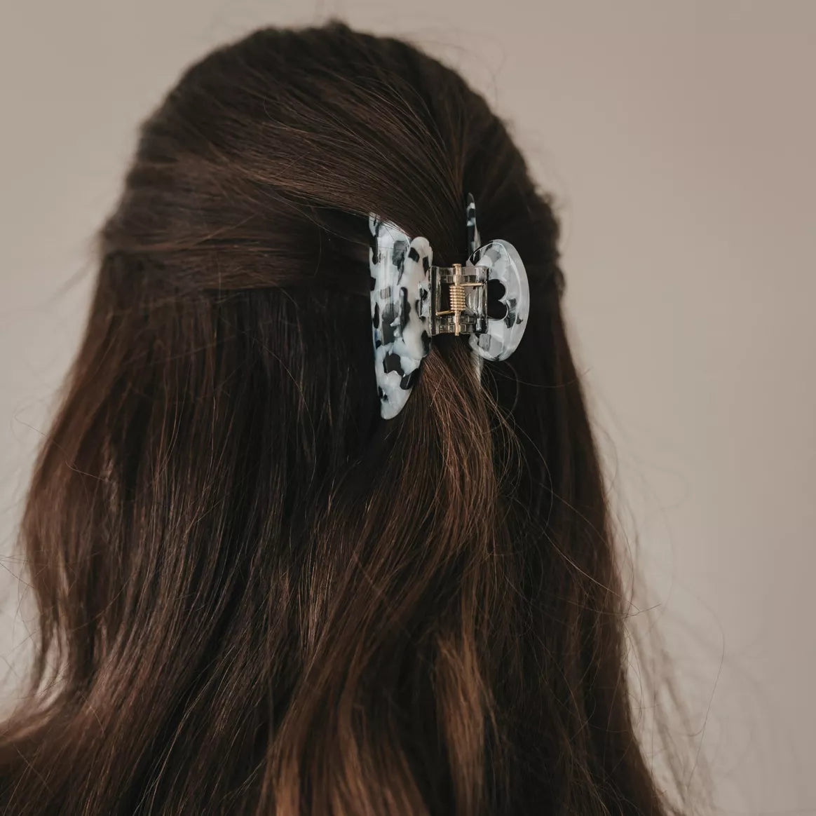 Grande barrette cœur panda