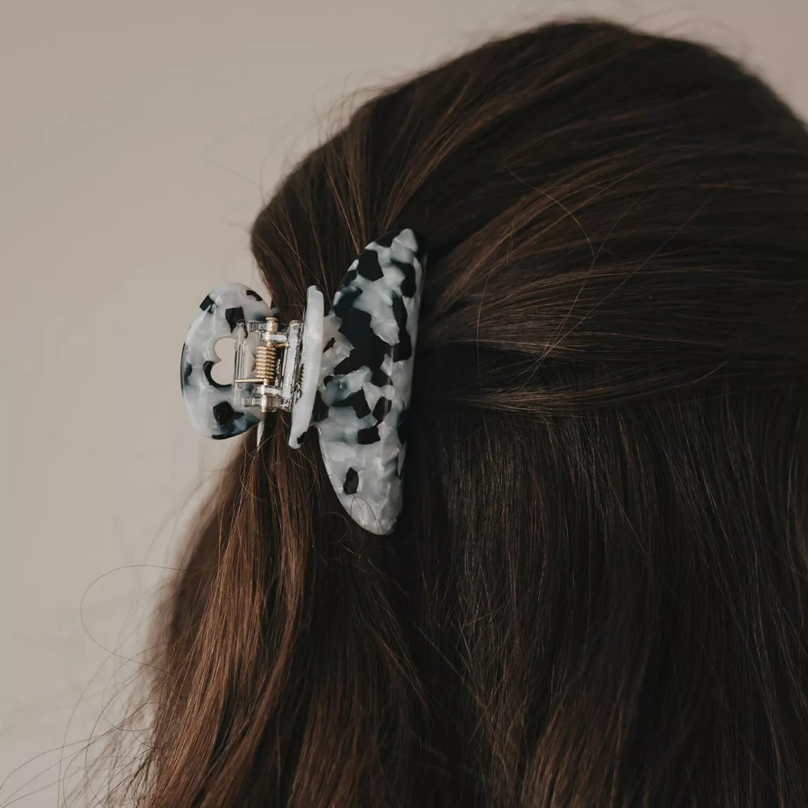 Grande barrette cœur panda