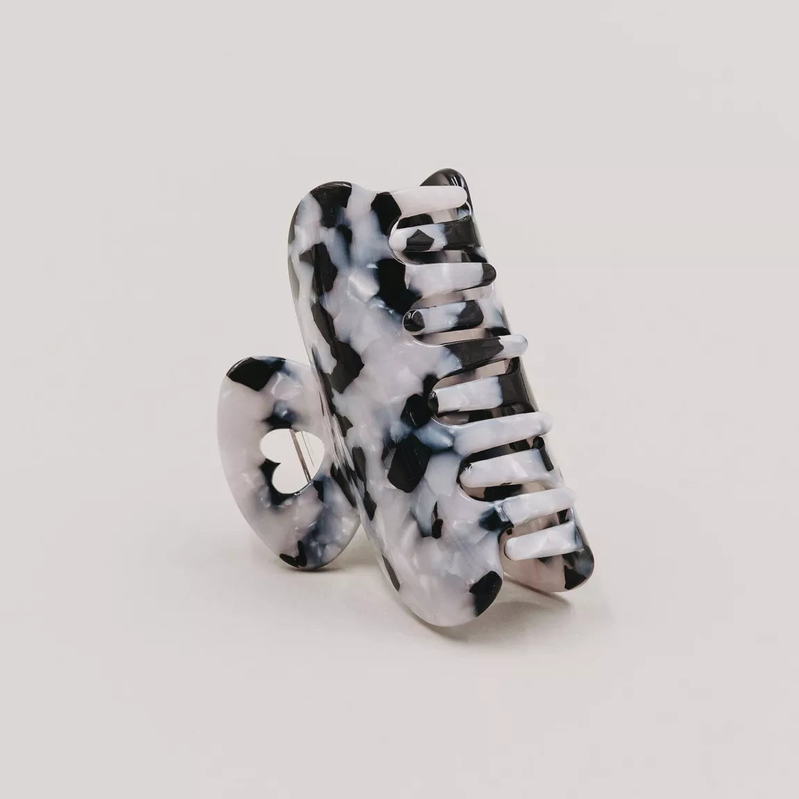 Grande barrette cœur panda