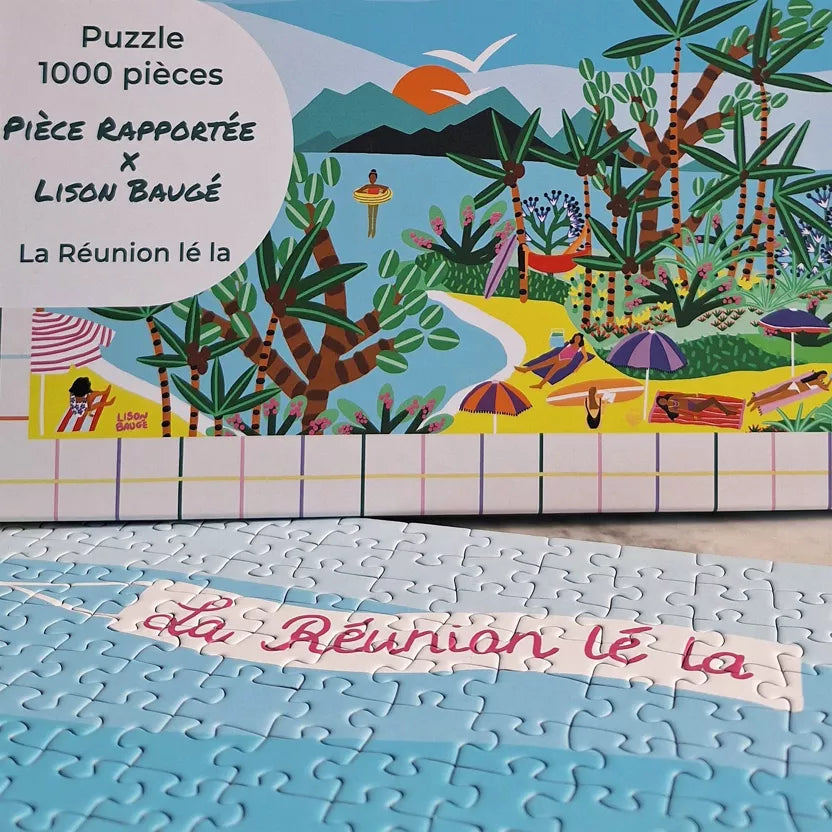 Puzzle 1000 pièces - La Réunion lé la - Margothe