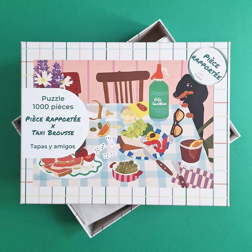 Puzzle 1000 pièces - Tapas y amigos - Margothe