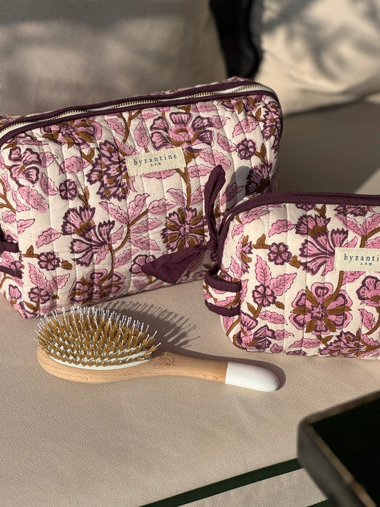 Grande trousse Carthage prune - Byzantine - Margothe