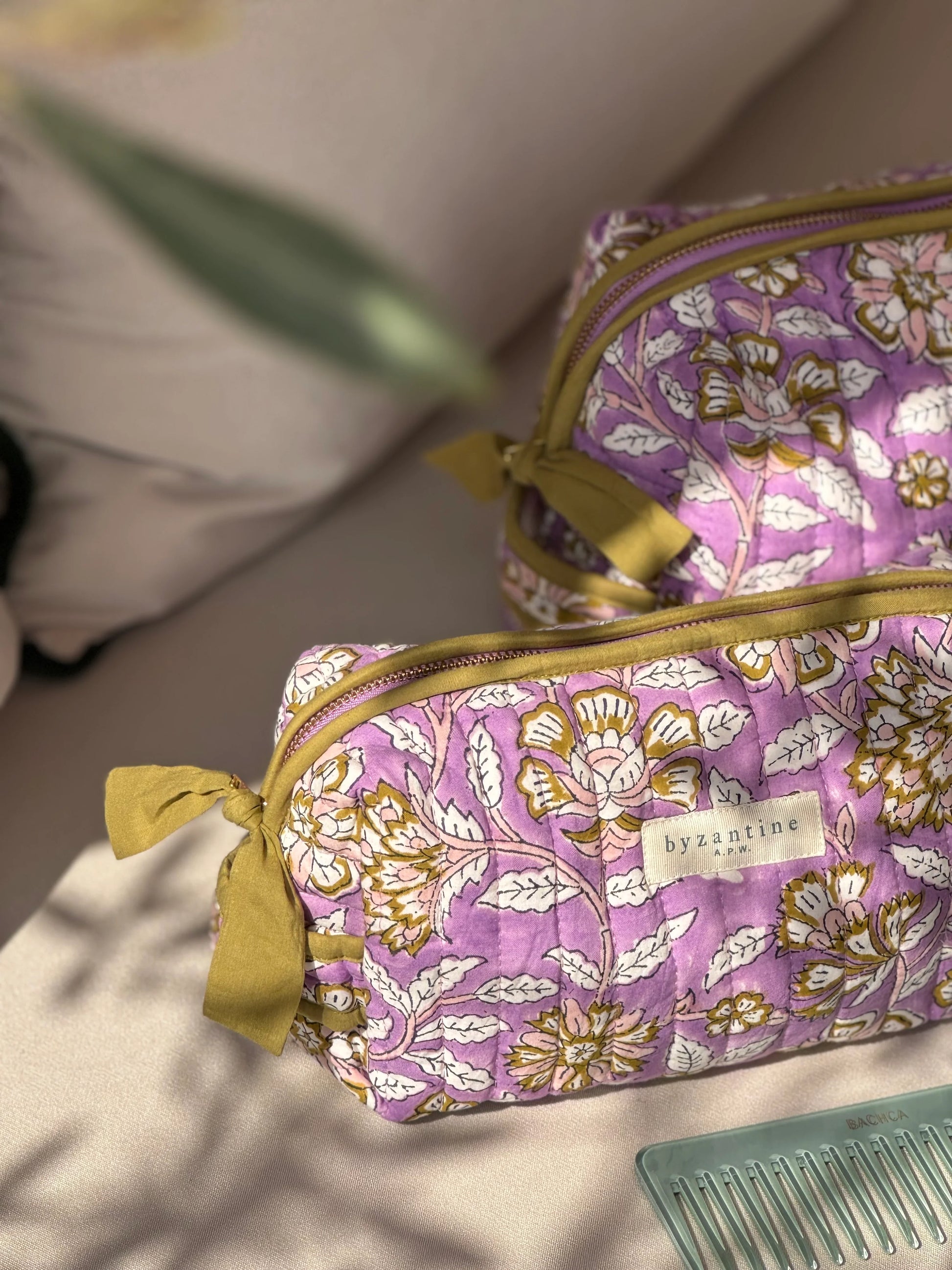 Petite trousse de toilette - Carthage Lilas - Margothe