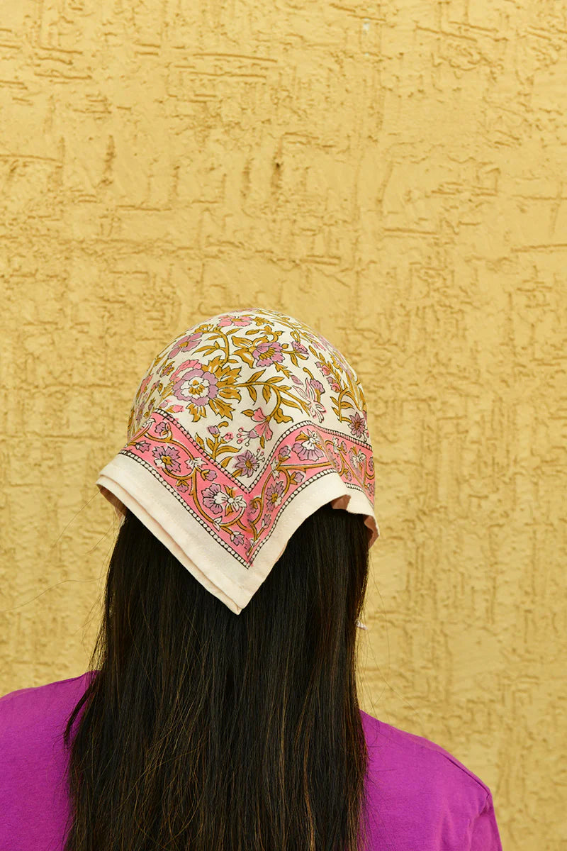 Petit foulard Calypso ecru- Byzantine