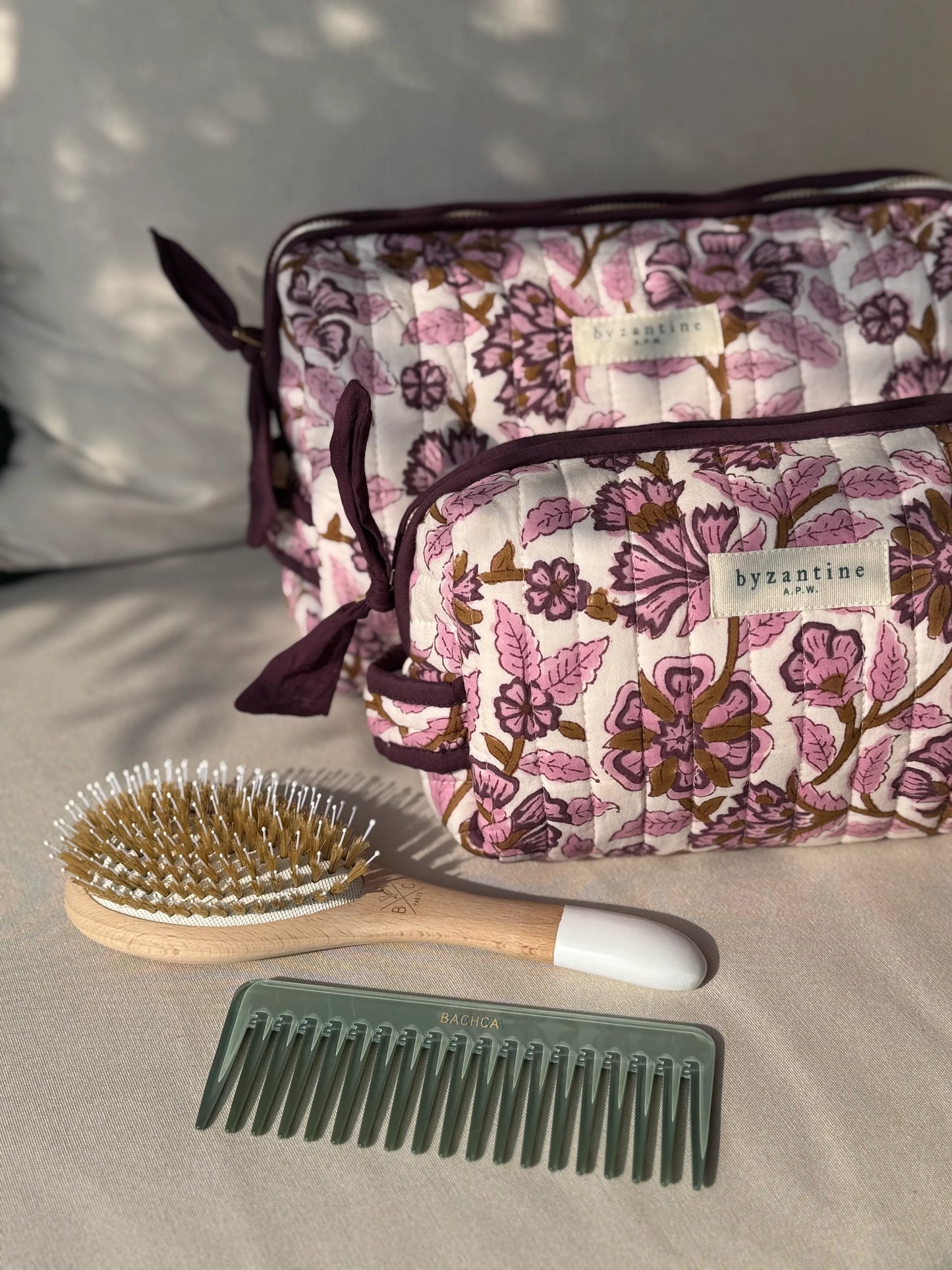 Grande trousse Carthage prune - Byzantine - Margothe