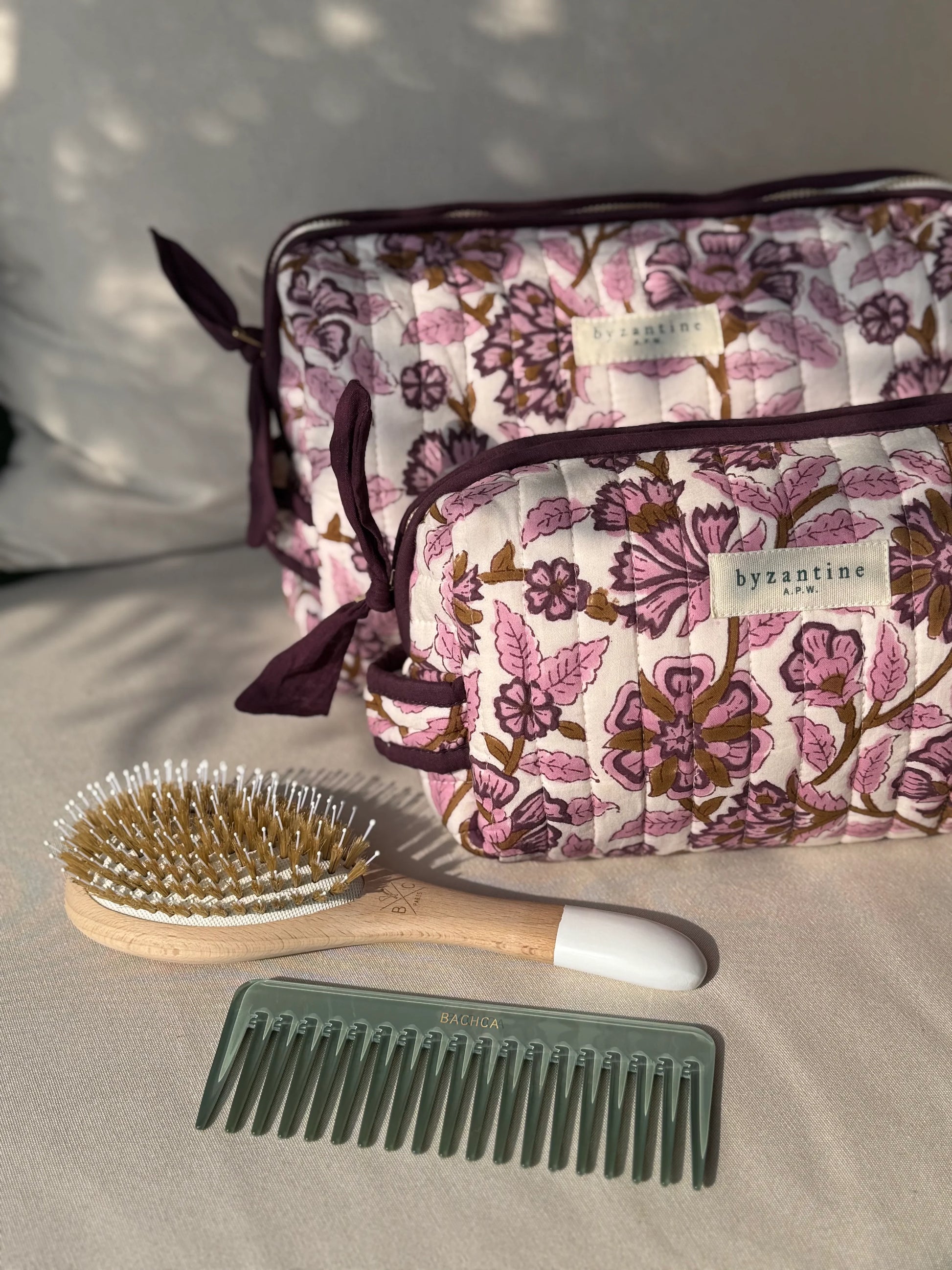 Grande trousse Carthage prune - Byzantine - Margothe