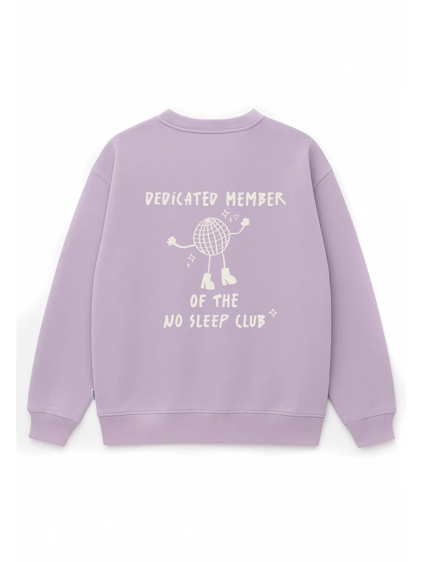 Sweat No sleep club lilas (adulte)