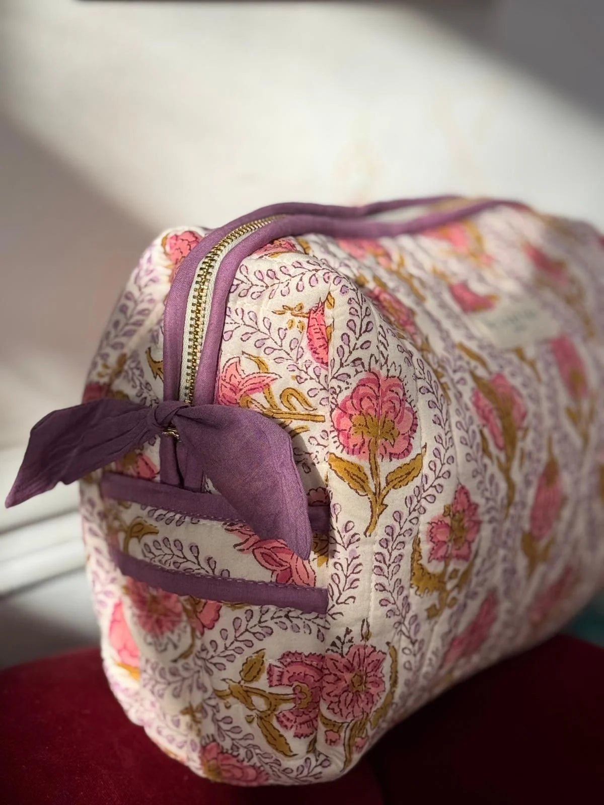 Grande trousse Ephèse rose - Byzantine - Margothe